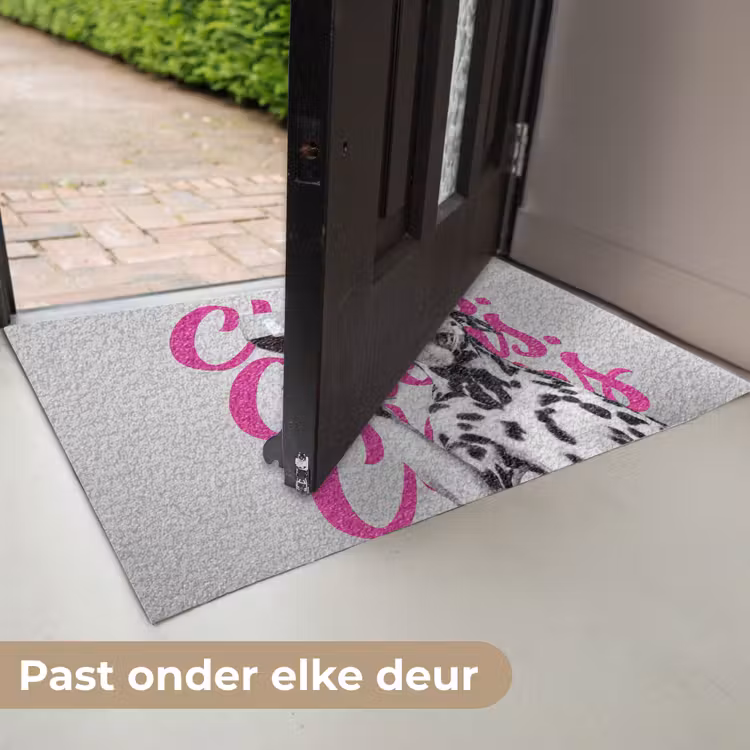 Deurmat - Cheers - Hond - Roze - Wijn — 7