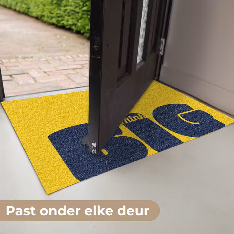 Deurmat - Geel - Think big - Grafisch — 7
