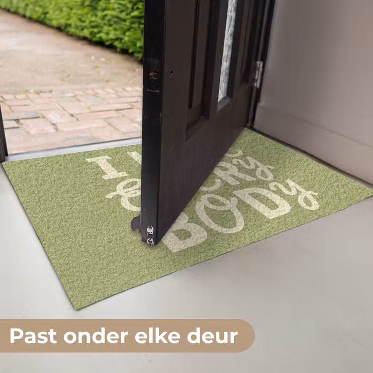 Deurmat - I hate everybody - Groen - Retro — 7