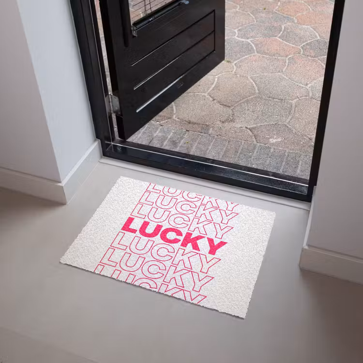 Deurmat - Lucky - Roze - Patroon — 4