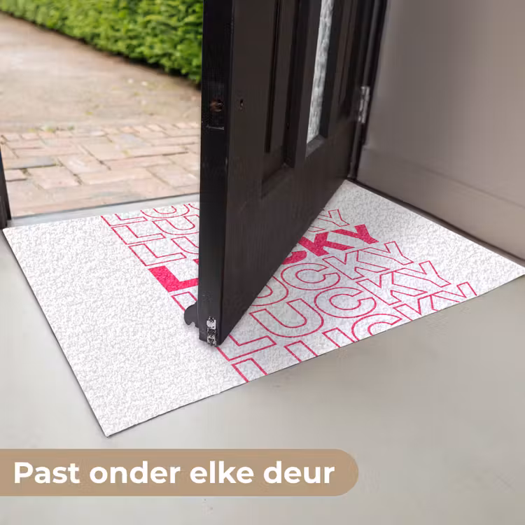 Deurmat - Lucky - Roze - Patroon — 7