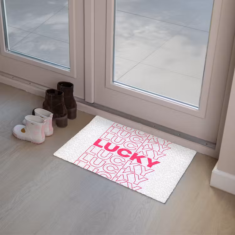 Deurmat - Lucky - Roze - Patroon — 8