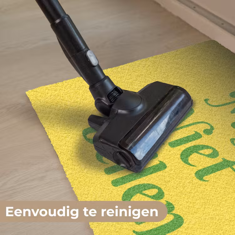 Deurmat - Mij niet bellen - Telefoon - Geel — 9