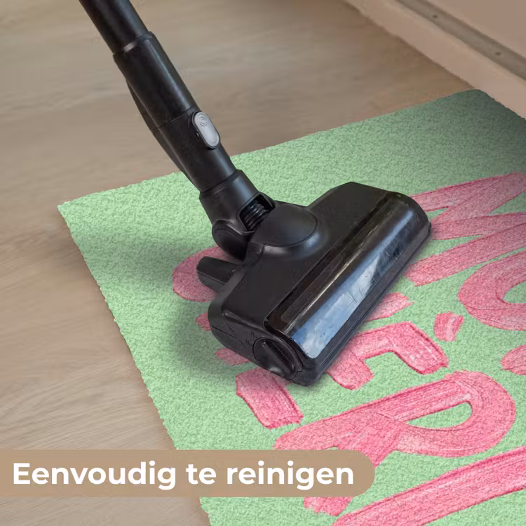 Deurmat - Mon cheri - Groen - Roze — 9