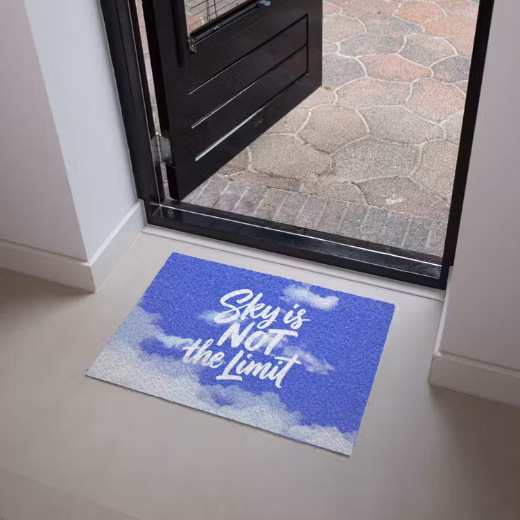 Deurmat - Sky is not the limit - Blauwe lucht - Wolken — 4
