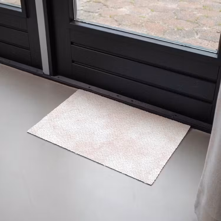 Deurmat - Wolkenstructuur - Roze - Marmer — 2