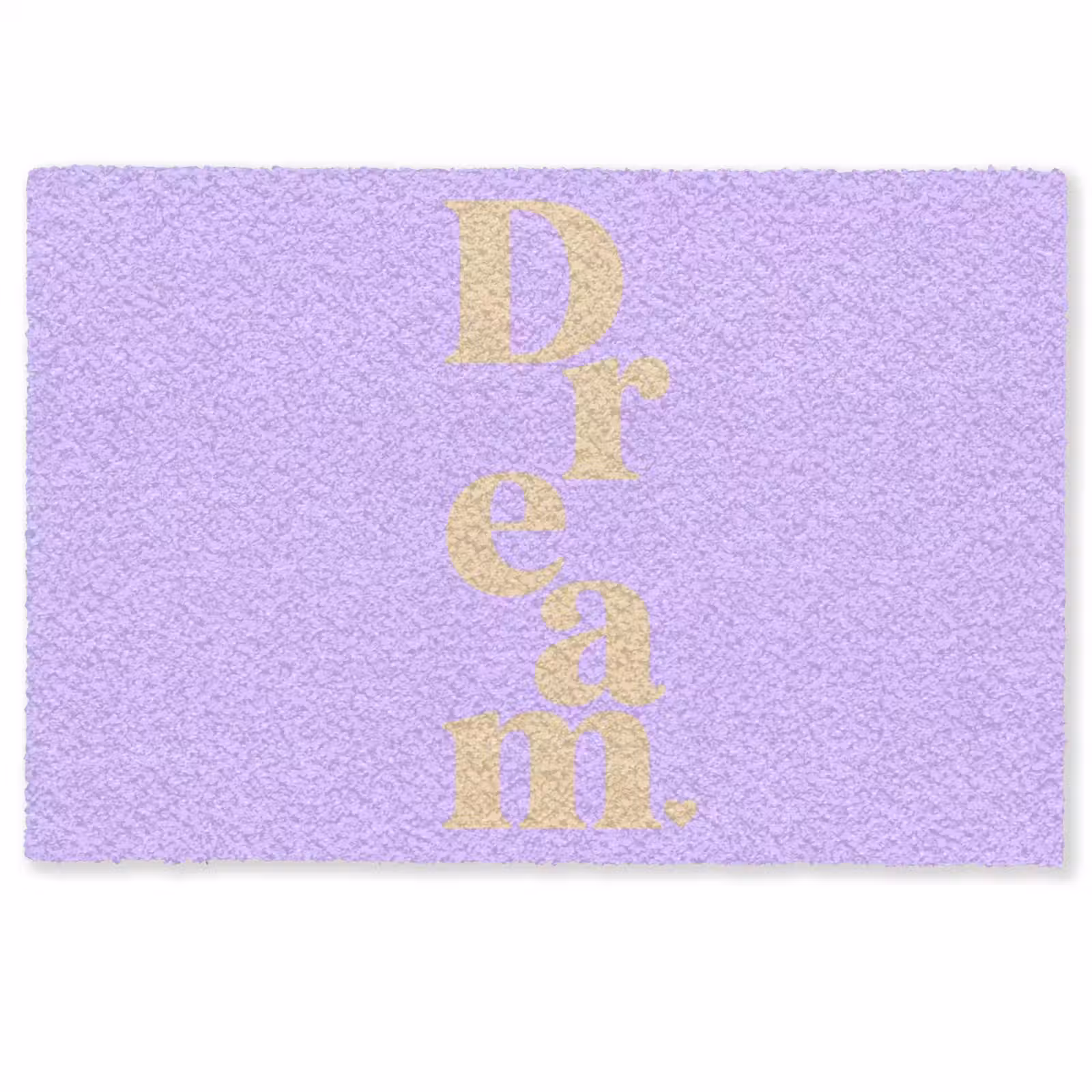 Deurmat - Dream - Paars - Typografisch — 1