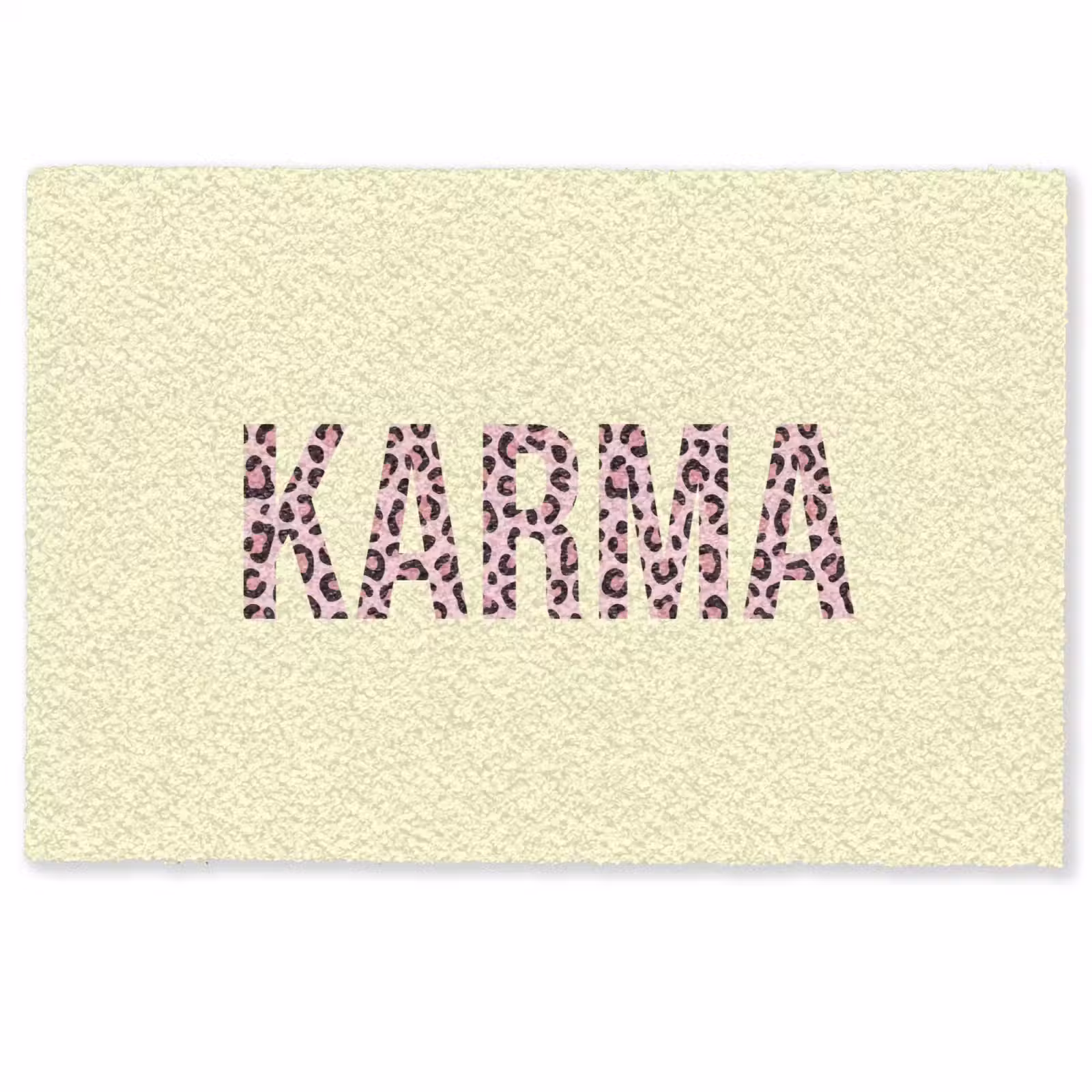 Deurmat - Karma - Luipaardprint - Geel — 1