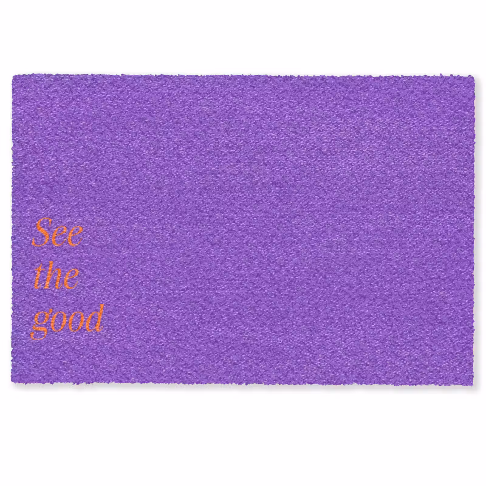 Deurmat - See the good - Oranje - Paars — 1