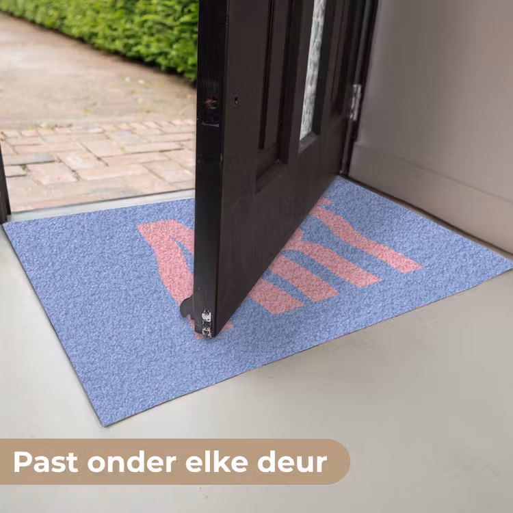 Deurmat - Art - Roze - Blauw — 7