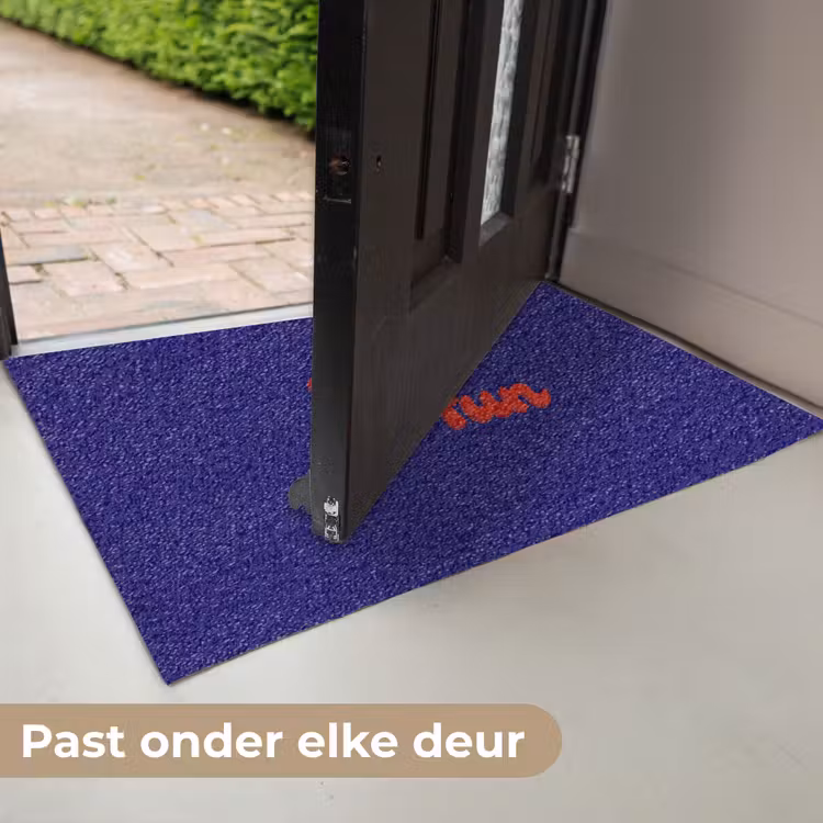 Deurmat - Blauw - Rood - Yes fun - 3D — 7