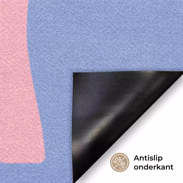 Deurmat - Chill - Roze - Blauw - Golvend — 6