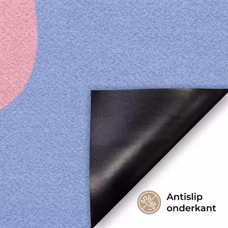 Deurmat - Ciao - Roze - Blauw - Golvend — 6