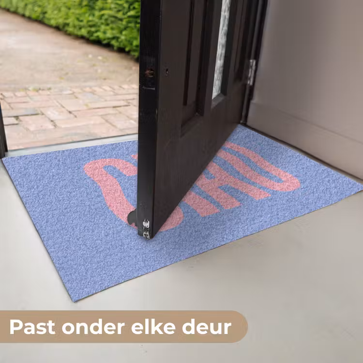 Deurmat - Ciao - Roze - Blauw - Golvend — 7