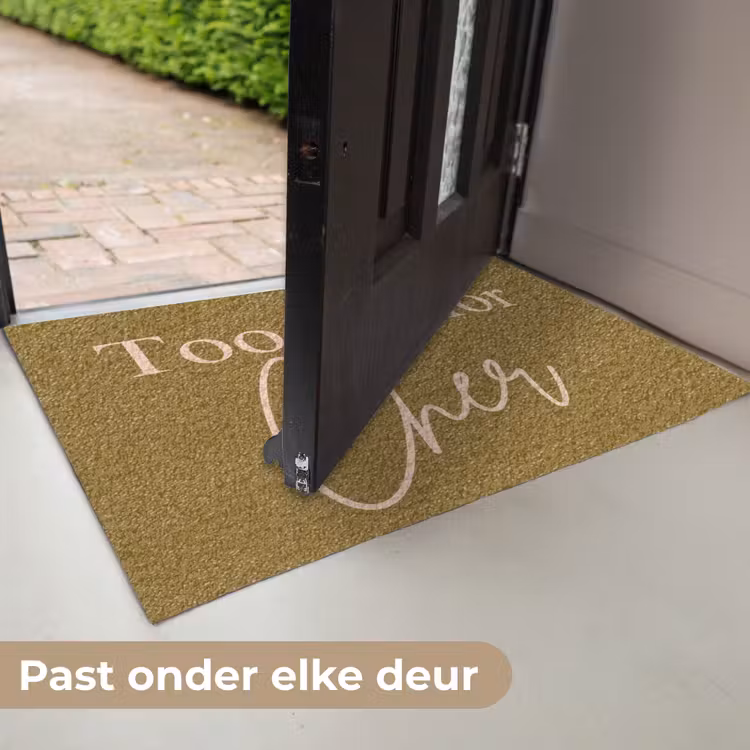 Deurmat - Groen - Too old for cher - Roze — 7