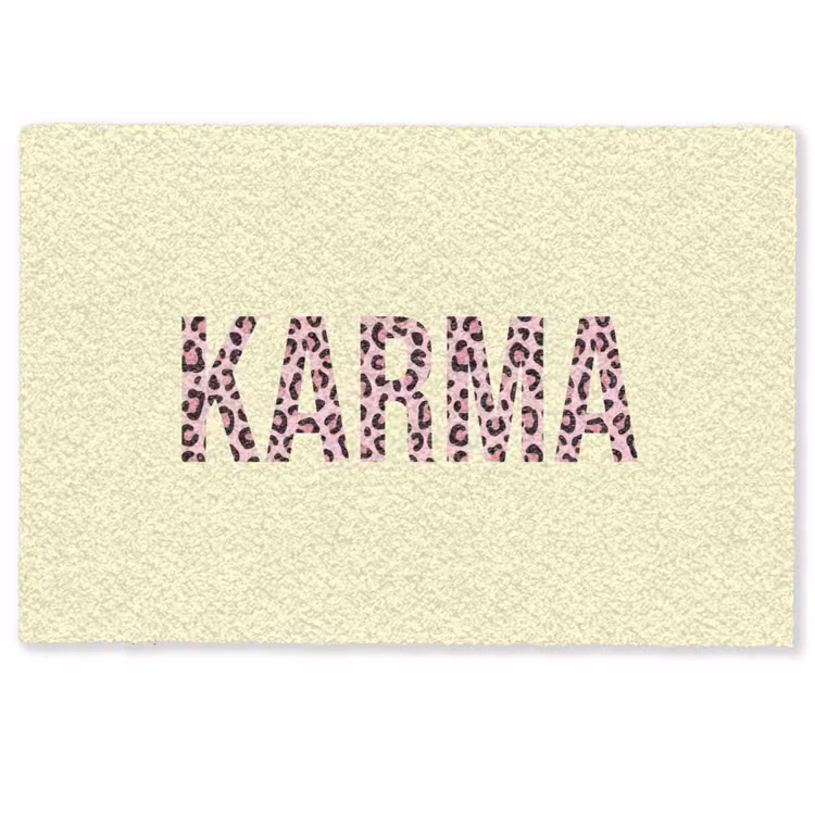 Deurmat - Karma - Luipaardprint - Geel — 1