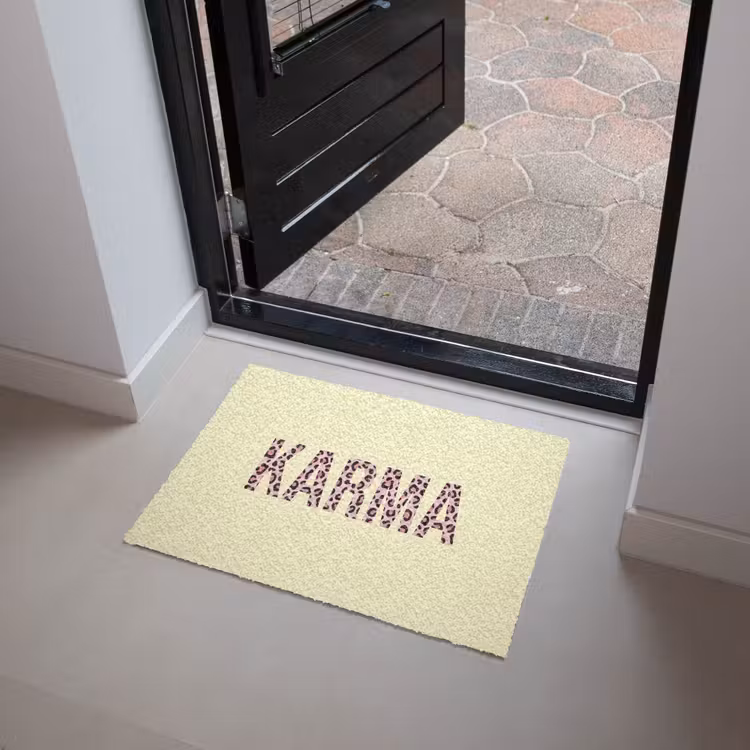 Deurmat - Karma - Luipaardprint - Geel — 4