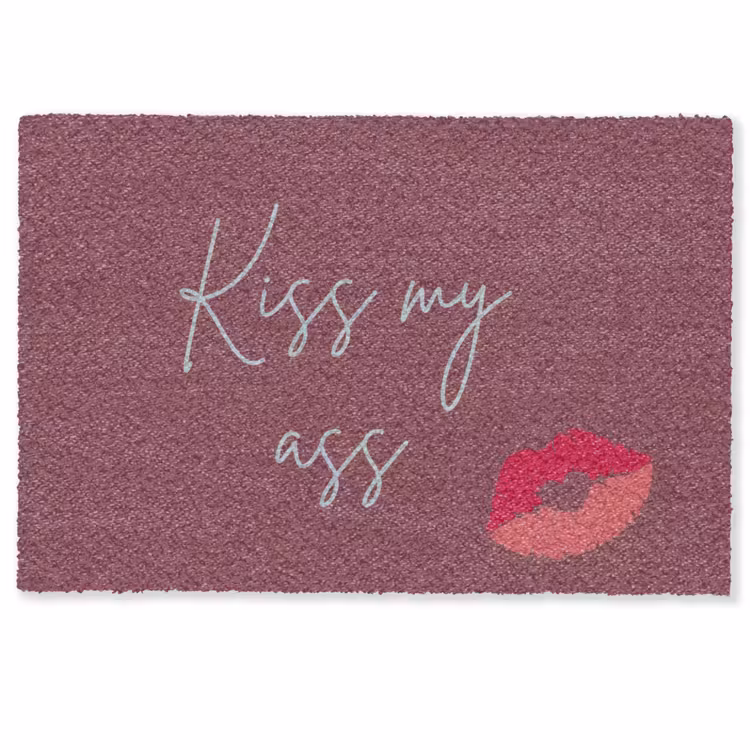 Deurmat - Kiss my ass - Lip - Bordeaux — 1