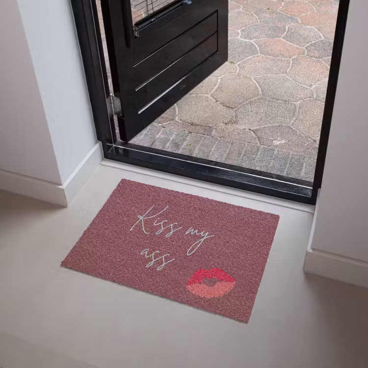 Deurmat - Kiss my ass - Lip - Bordeaux — 4