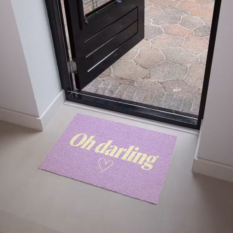 Deurmat - Oh darling - Hart - Paars — 4
