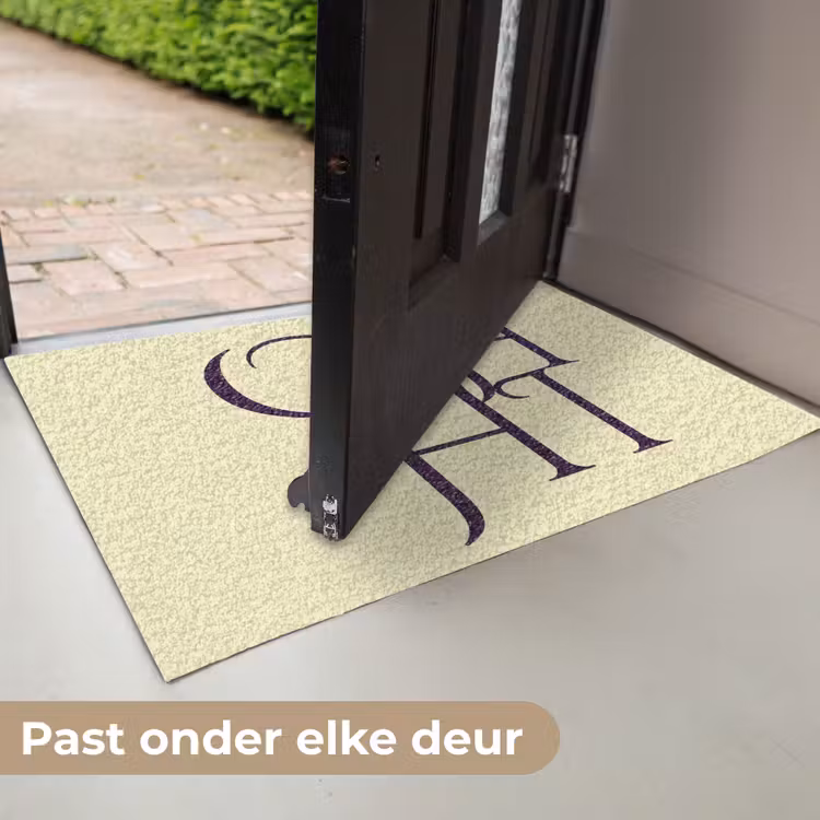 Deurmat - Oh hi - Geel - Monogram — 7