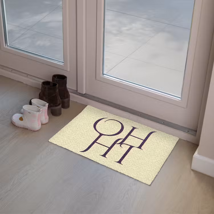 Deurmat - Oh hi - Geel - Monogram — 8