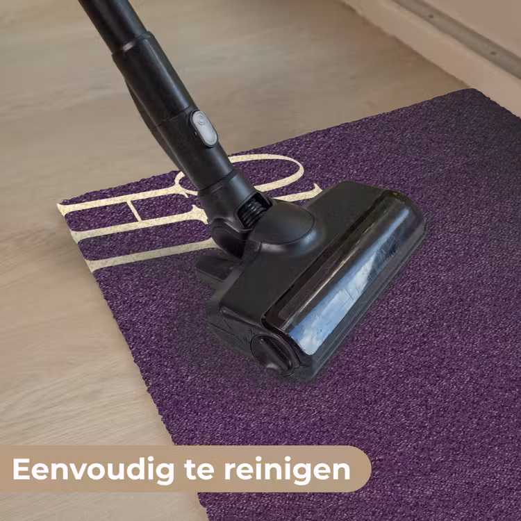 Deurmat - Oh hi - Paars - Cursief — 9