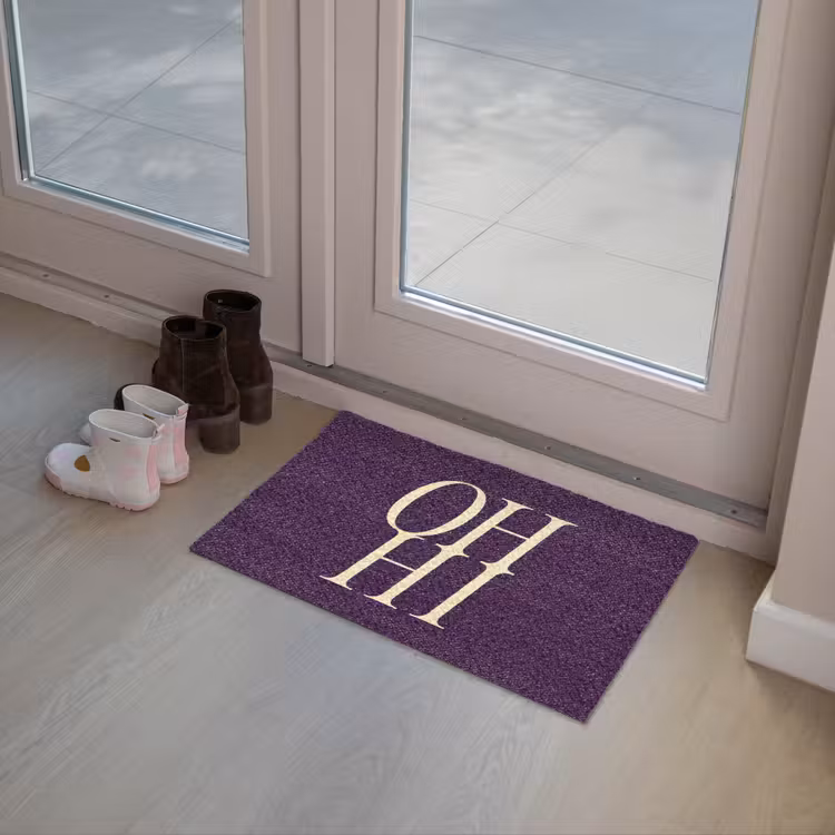Deurmat - Oh hi - Paars - Minimalistisch — 8