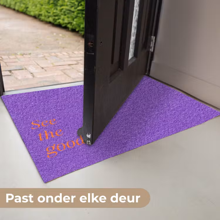 Deurmat - See the good - Oranje - Paars — 7
