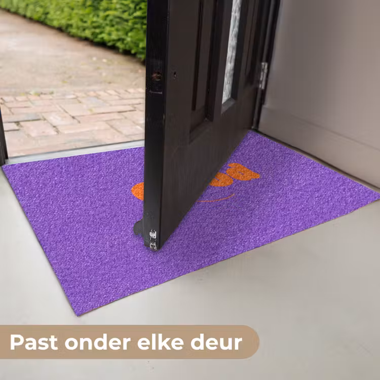 Deurmat - See the good - Oranje - Paars - Smiley — 7