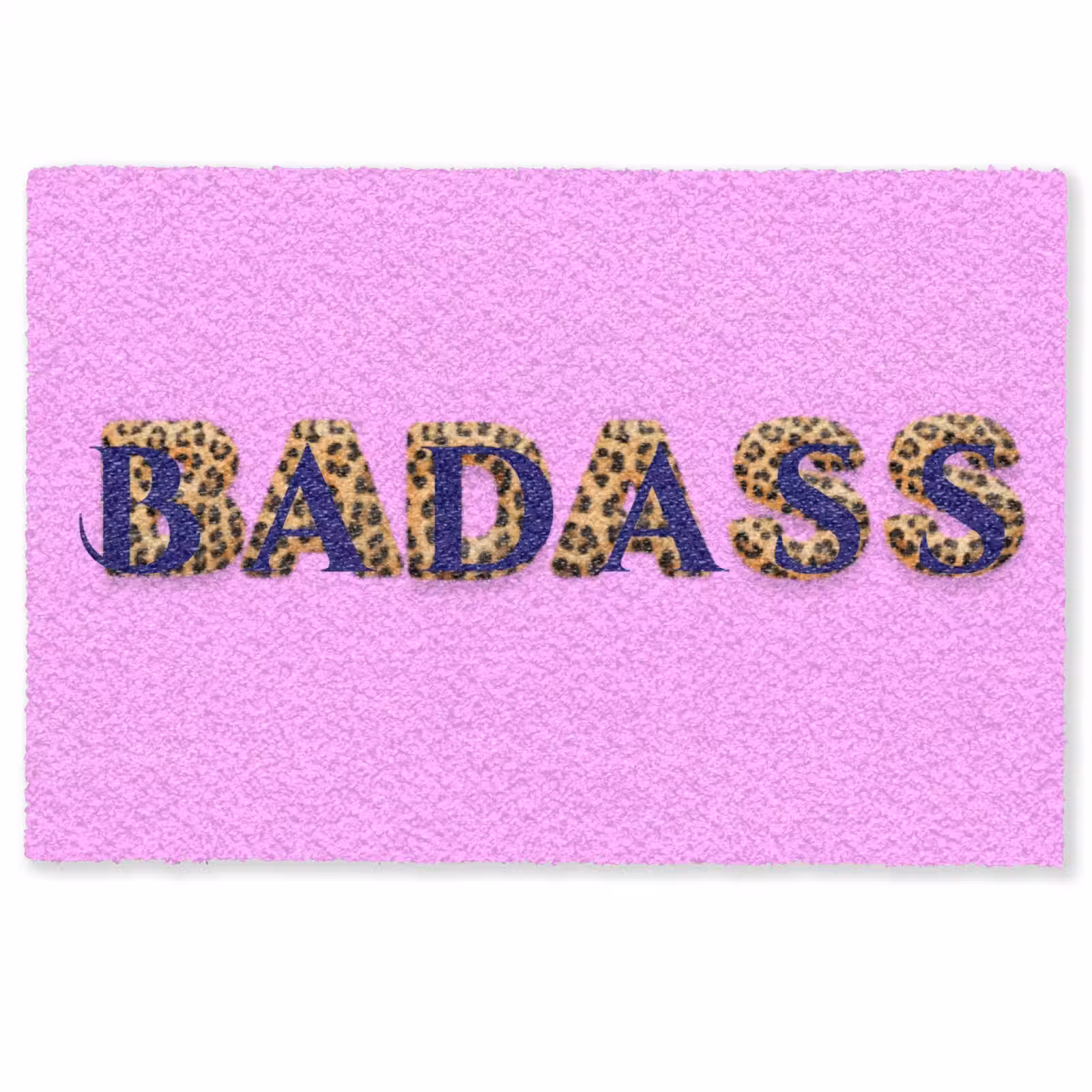 Deurmat - Felroze - Badass - Panterprint - Schaduw — 1