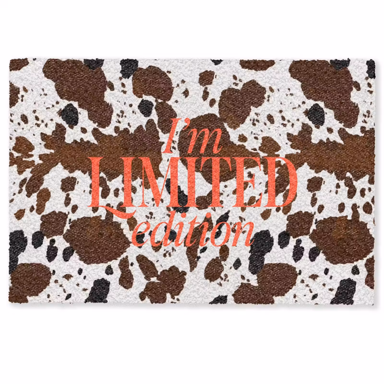 Deurmat - Koeienprint - Limited edition - Rood — 1