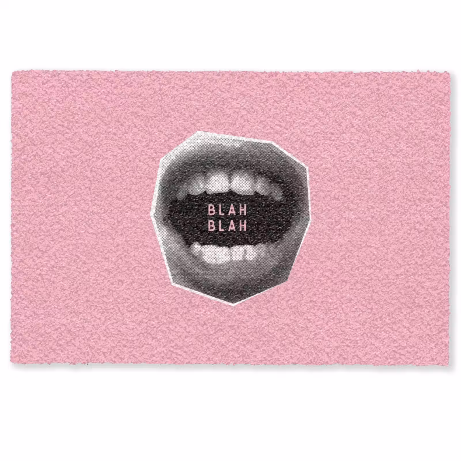 Deurmat - Mond - BLAH BLAH - Roze — 1