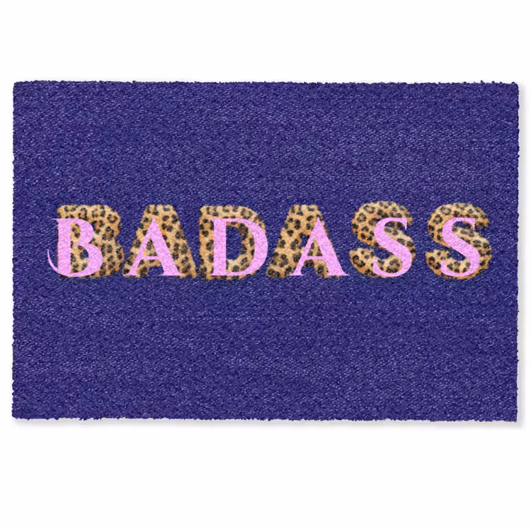 Deurmat - Badass - Panterpint - Schaduw - Roze — 1