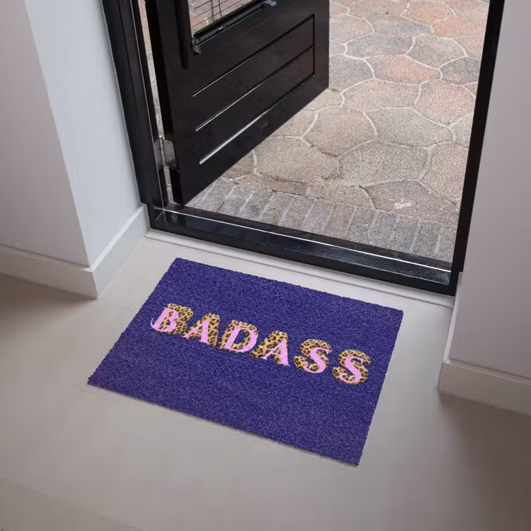 Deurmat - Badass - Panterpint - Schaduw - Roze — 4