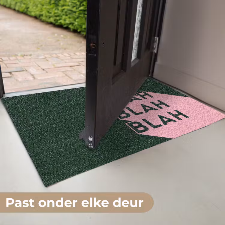 Deurmat - Donkergroen - Tekst - Schaduw - Grafisch — 7
