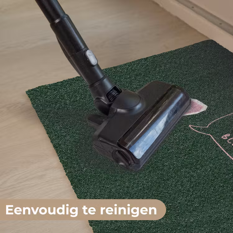 Deurmat - Illustratie - Mond - Donkergroen - Tekstwolkje — 9