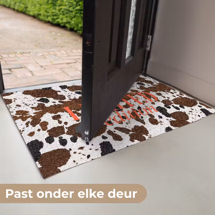 Deurmat - Koeienprint - Limited edition - Rood — 7