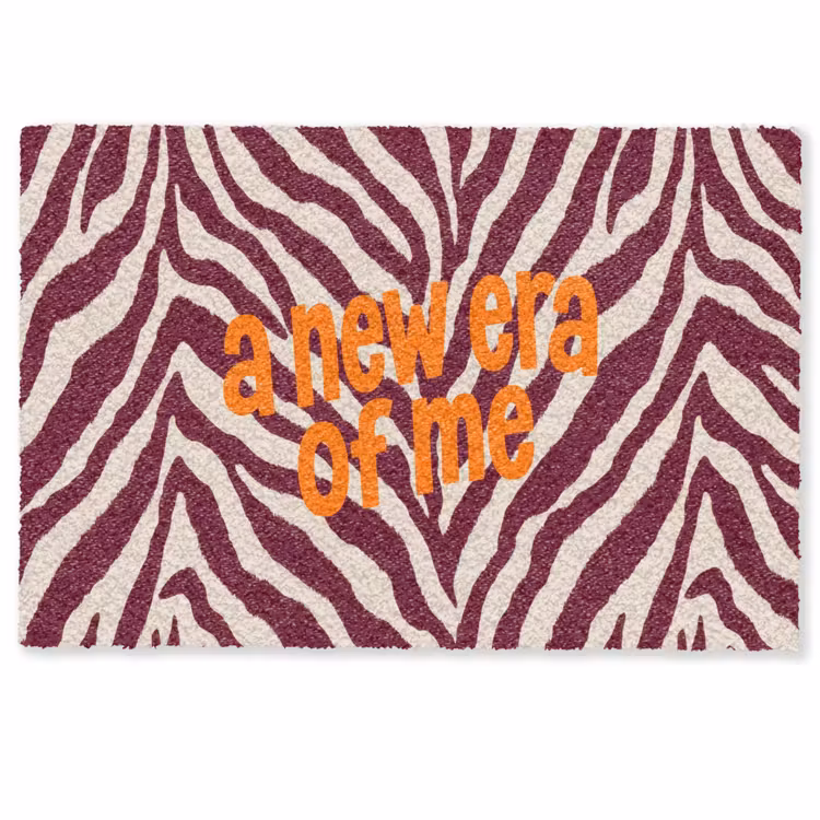 Deurmat - New era - Bordeaux - Zebraprint — 1