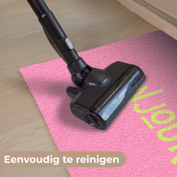 Deurmat - Roze - Groene Bonjour - art-deco — 9