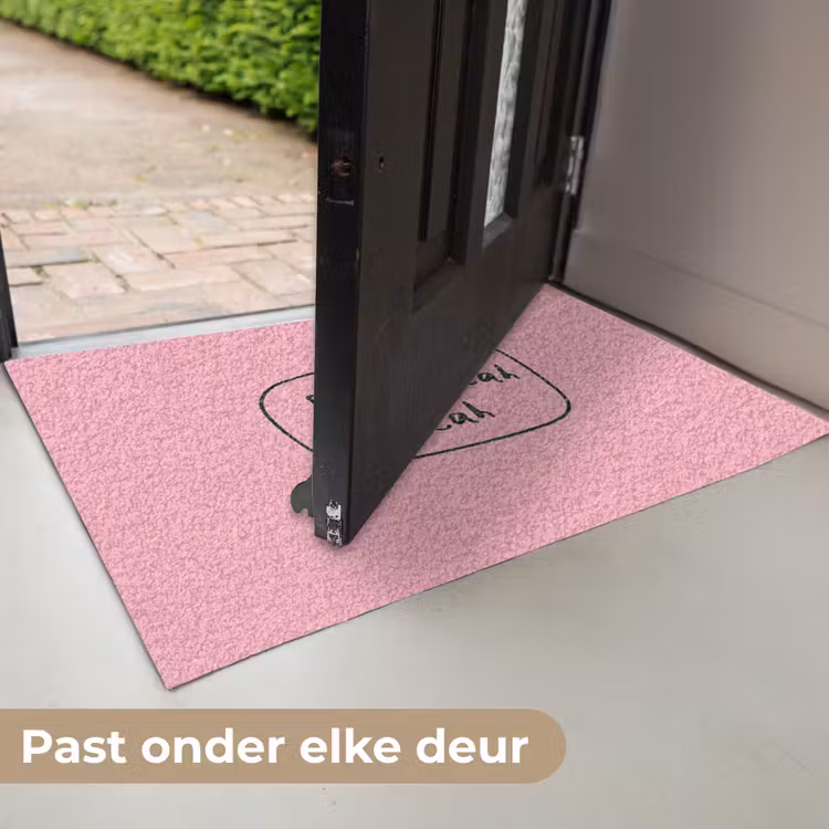 Deurmat - Tekstwolkje - BLAH BLAH BLAH - Roze — 7