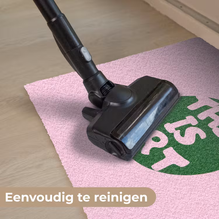 Deurmat - This is art - Tekst - Cirkel - Groen — 9
