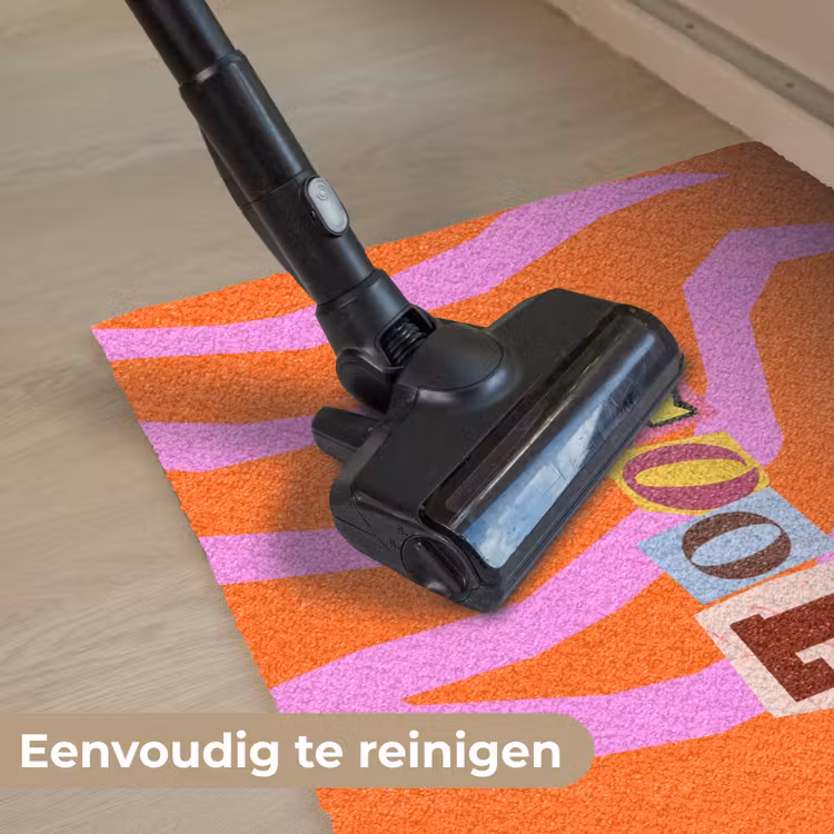 Deurmat - Zebraprint - Grafisch - COOL - Oranje — 9