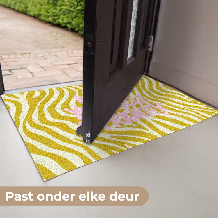 Deurmat - Zebraprint - Priority - Roze — 7