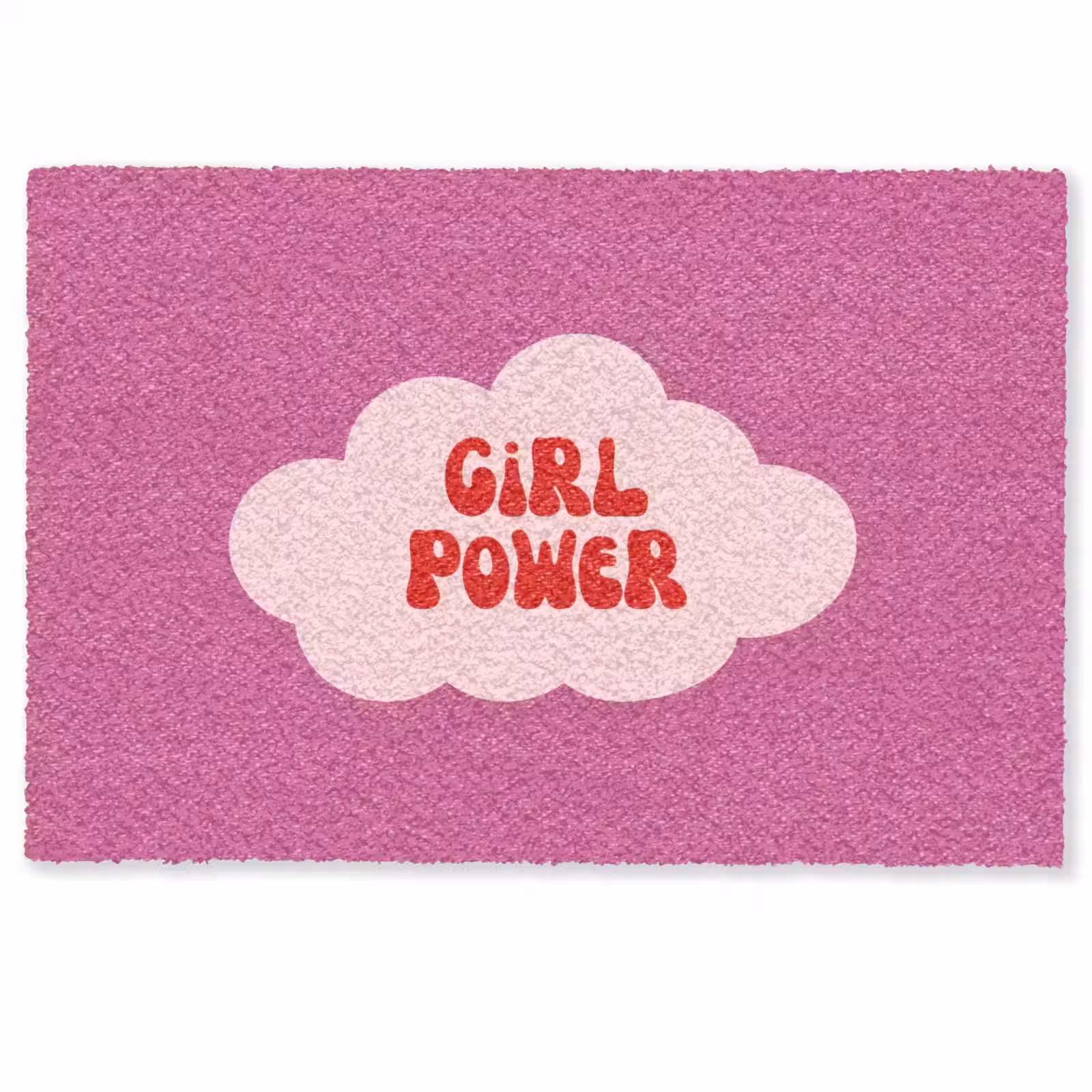 Deurmat - Girl power - Wolk - Roze — 1
