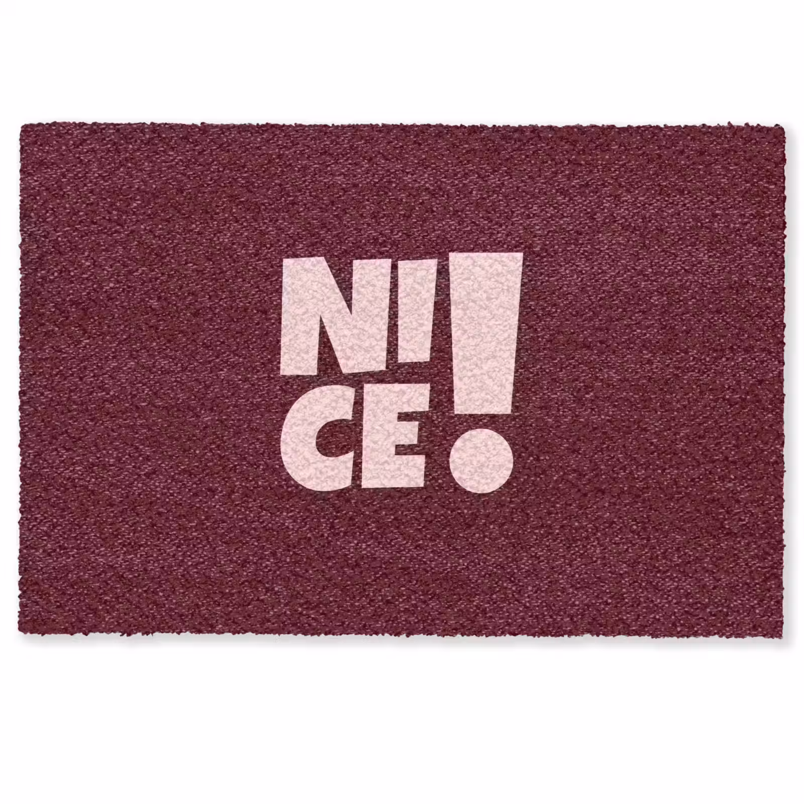 Deurmat - Nice - Uitroepteken - Rood — 1