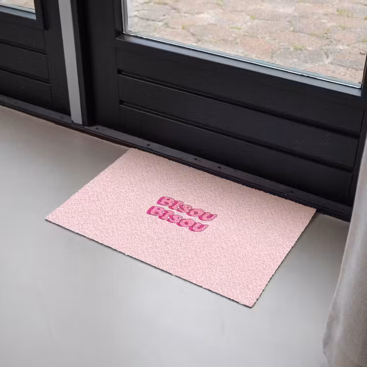 Deurmat - Bisou - Roze - Schaduw — 2