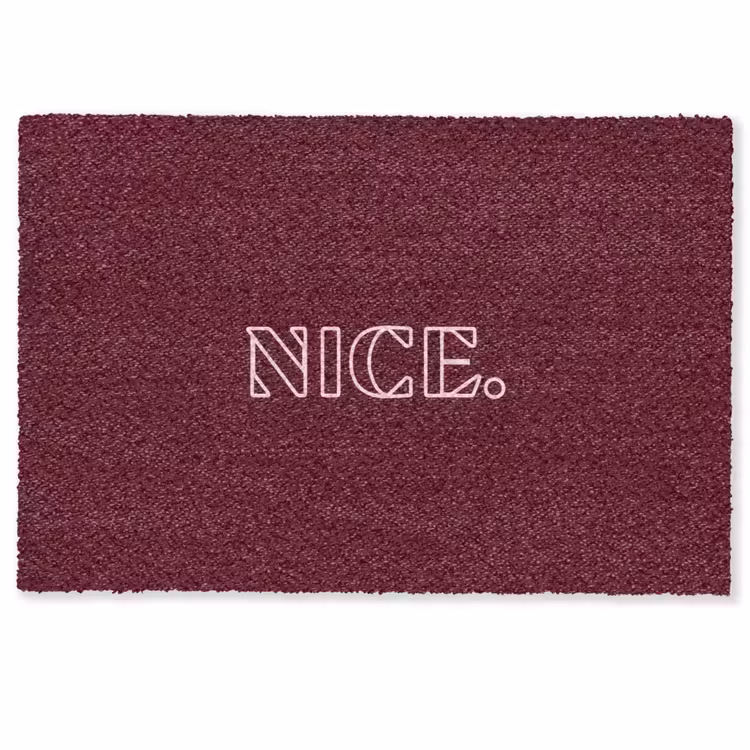 Deurmat - Bordeaux - Nice - minimalistisch — 1