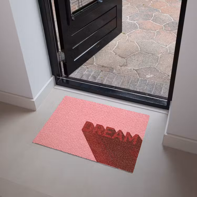 Deurmat - Dream - 3D - Rood - Roze — 4