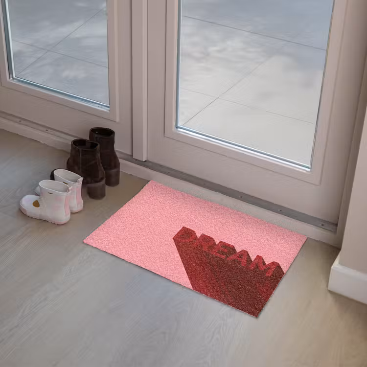 Deurmat - Dream - 3D - Rood - Roze — 8